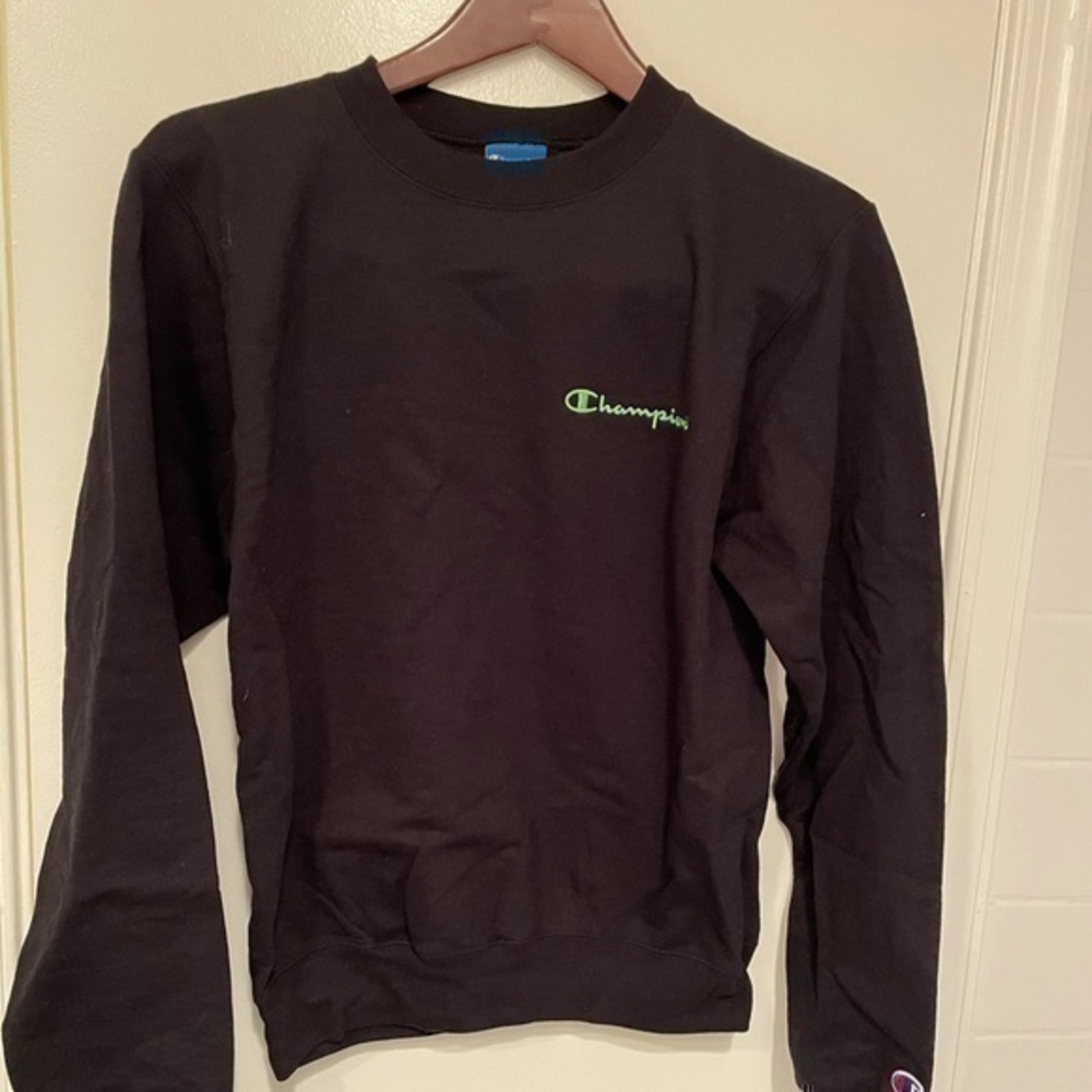 Champion Black Sweatshirt XS excellent condition